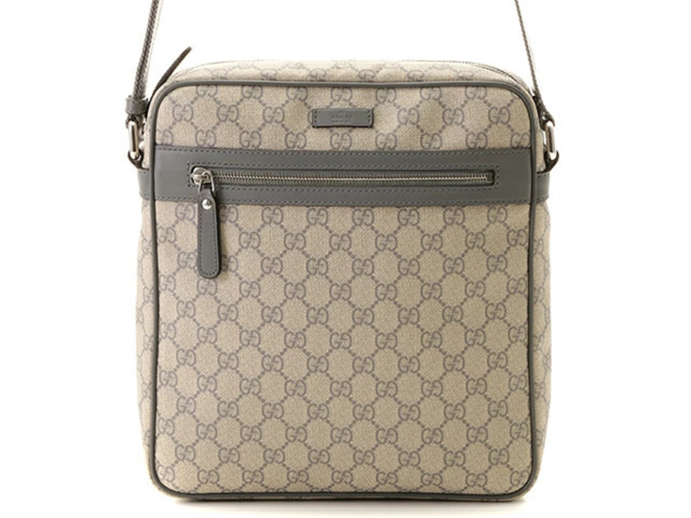 Gucci Bag Shoulder GG Plus Beige Cream Gray